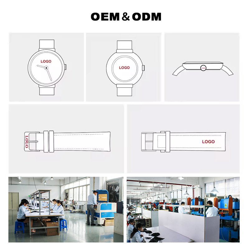 Fashion Sport 20mm Soft Rubber Durable Adjustable Silicone Watch Straps Watch Band For Apple Huawei Smart Watch