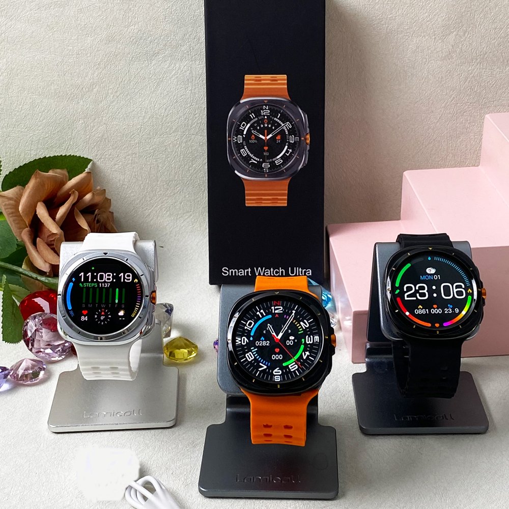 For Samsung Watch 7 Ultra New SOS GPS Track Smart Watch Men AMOLED Always Display BT Call IP68 Waterproof Smart Watch