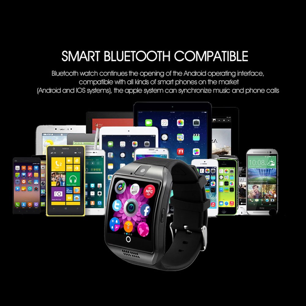 Dropshipping Q18 wireless Smartwatch SIM TF Card Fitness Activity Tracker Sport Smart Watch for Android IOS