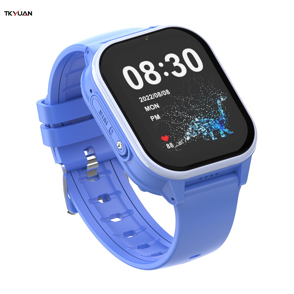 TKYUAN Children Waterproof Touch Screen Sos GPS Tracker Android 4G Smartwatch Phone Watch For Kids Smart Watch With Sim Card