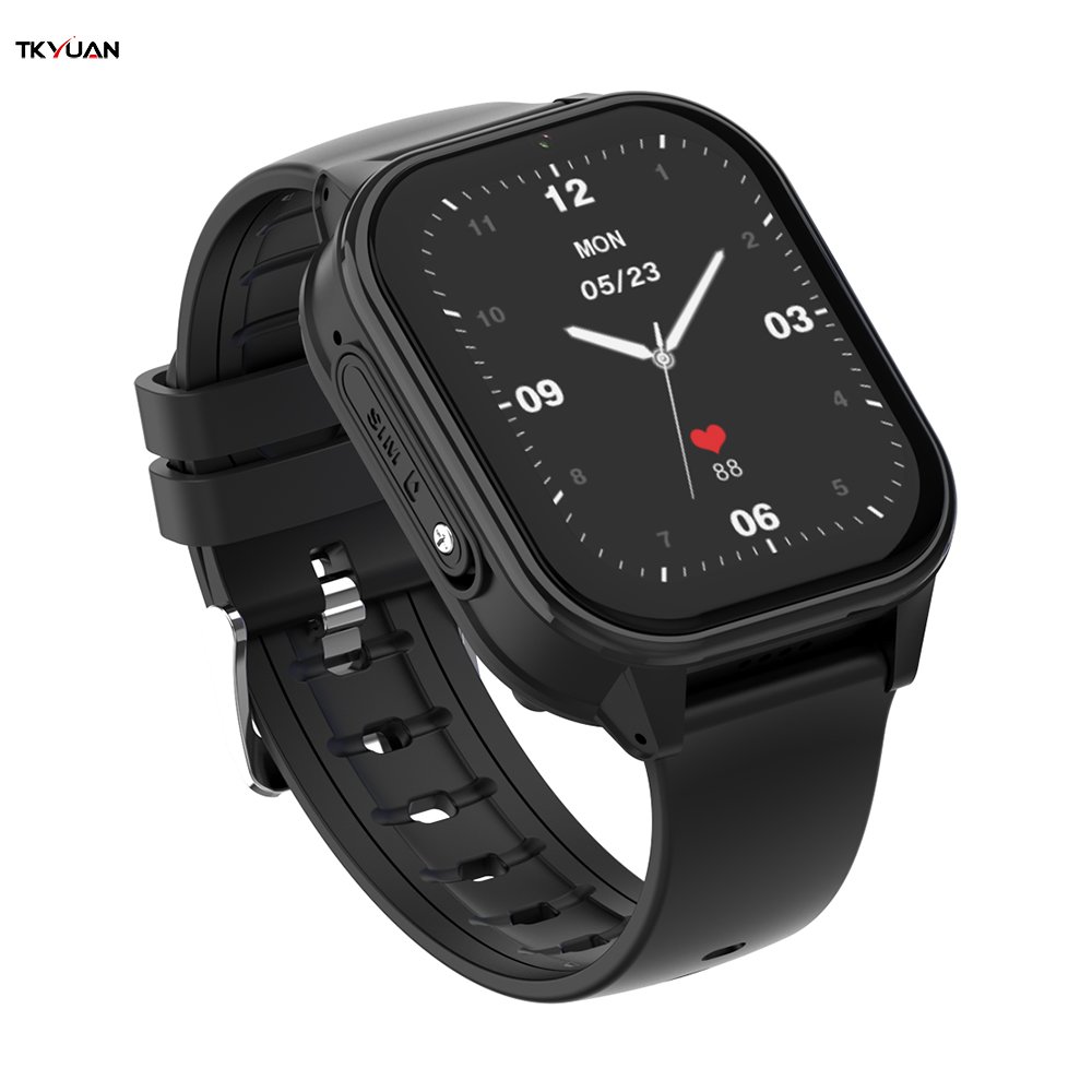TKYUAN Children Waterproof Touch Screen Sos GPS Tracker Android 4G Smartwatch Phone Watch For Kids Smart Watch With Sim Card