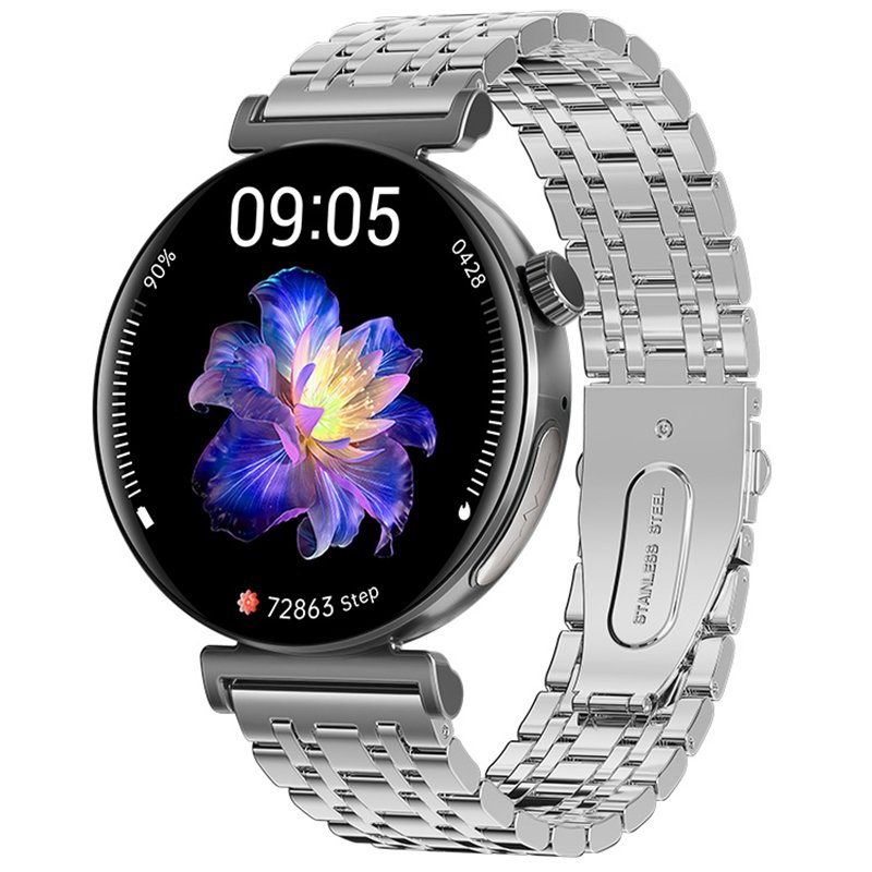VALDUS ECG Health Smartwatch Bluetooth Call Measurement Blood Oxygen Heart Rate 1.28 Inch Round Screen VL45 PRO Smart Watch