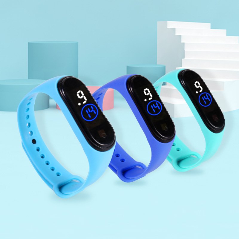 Led Children's Electronic Watch Spot Middle School Students Fashion Sports Waterproof Bracelet Electronic Watch