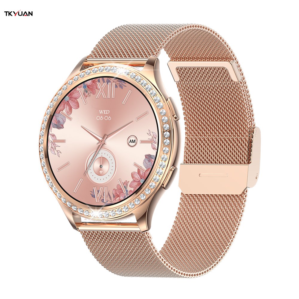 TKYUAN Factory High Quality Luxury Smart Watch For Women Ladies Smartwatch With BT Calling Function Smart Watch 2023