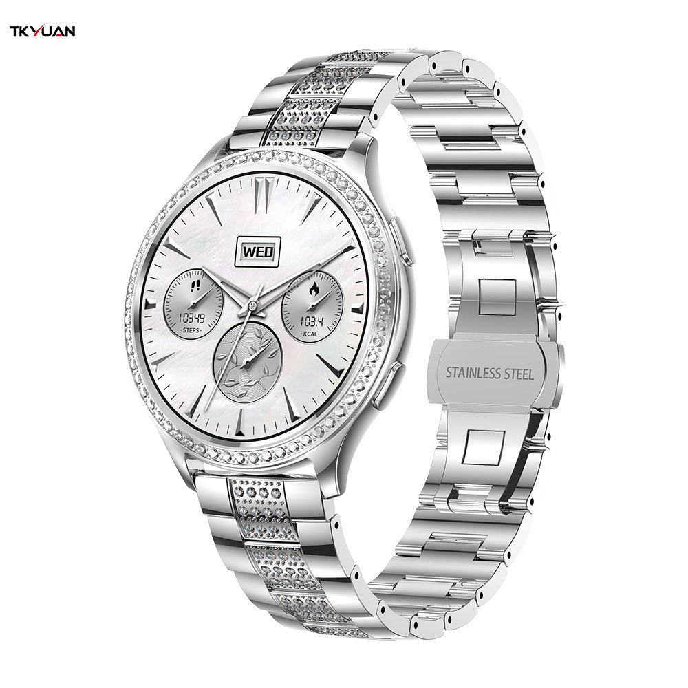 TKYUAN Factory High Quality Luxury Smart Watch For Women Ladies Smartwatch With BT Calling Function Smart Watch 2023