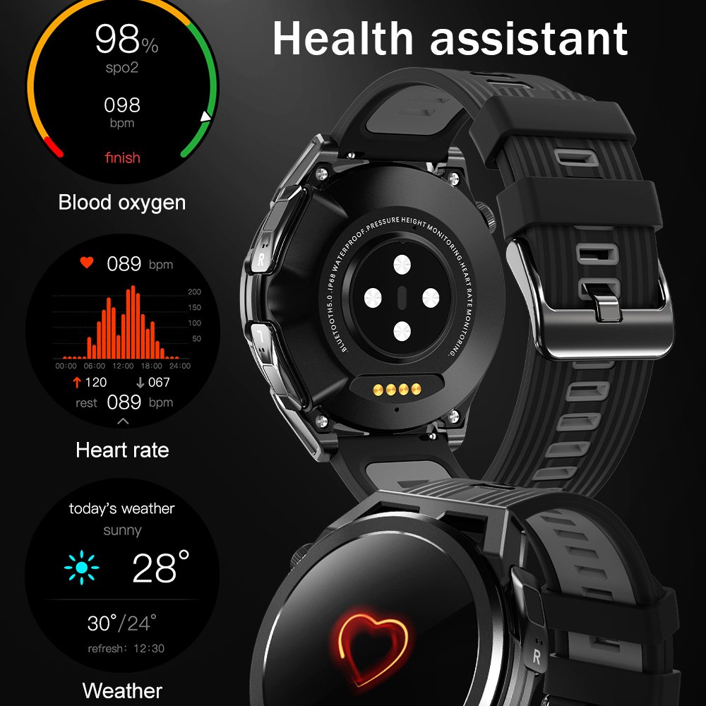 N18 2 in 1 TWS Smartwatch Health monitoring 2024 Reloj inteligente Montres intelligentes Sport Smart watch with Earbuds Earphone