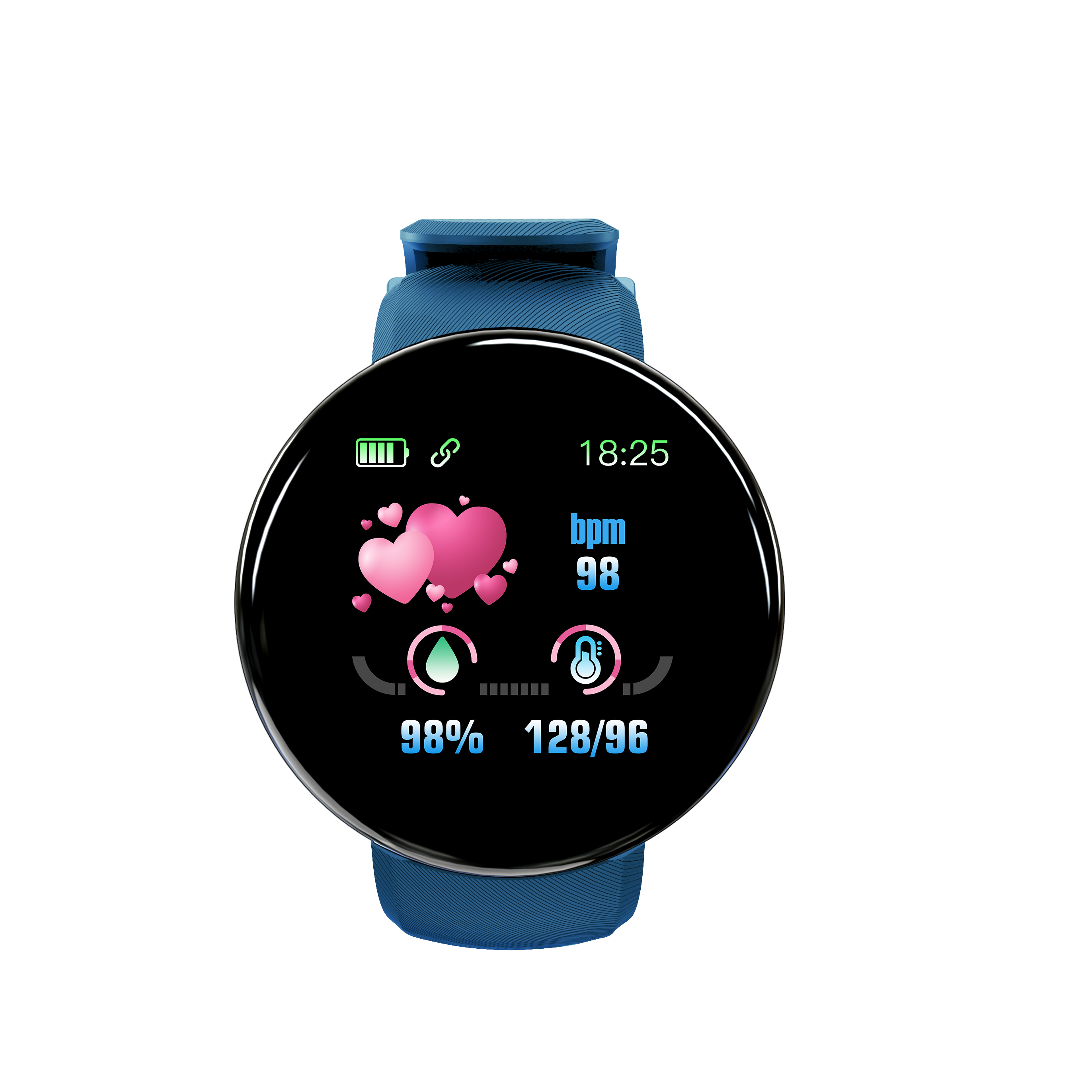 hot Sale smartwatch wrist bracelet band d18 sport wristband fitness tracker relogio inteligente d18 smart watch