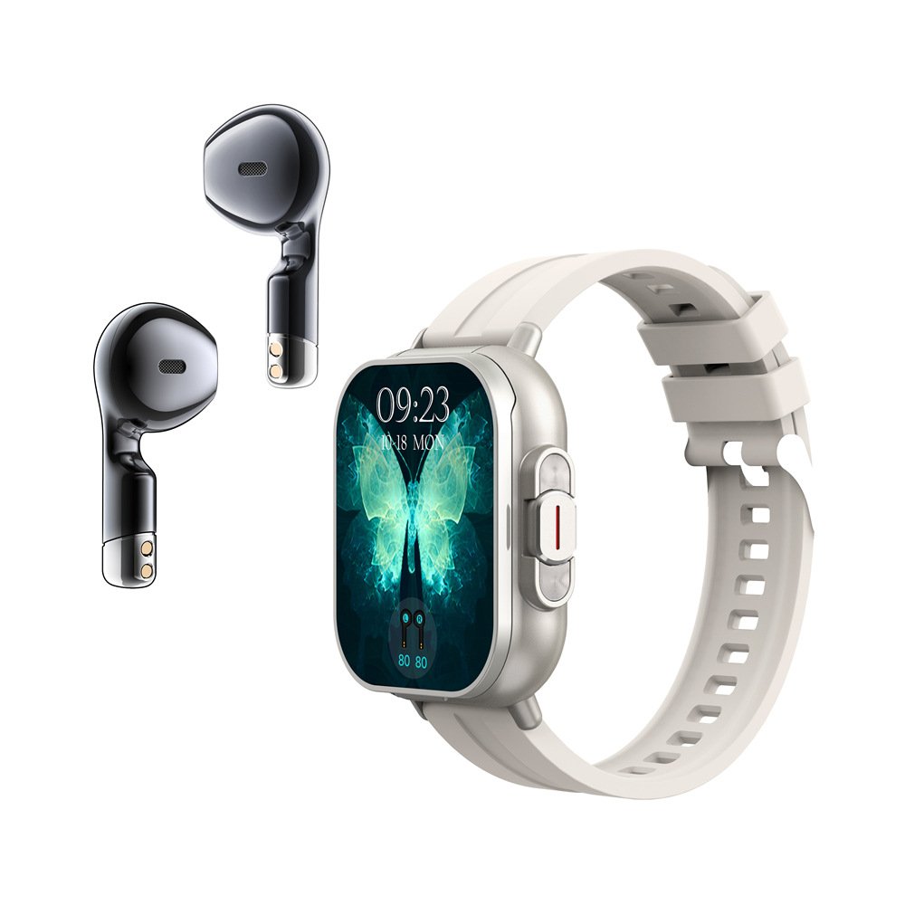 2023 TWS Music Talk Smartwatch Earphone 2 In 1 Men Smart Watch with Earbuds 5 Hours Of Strong Sound Effects Music Lover New
