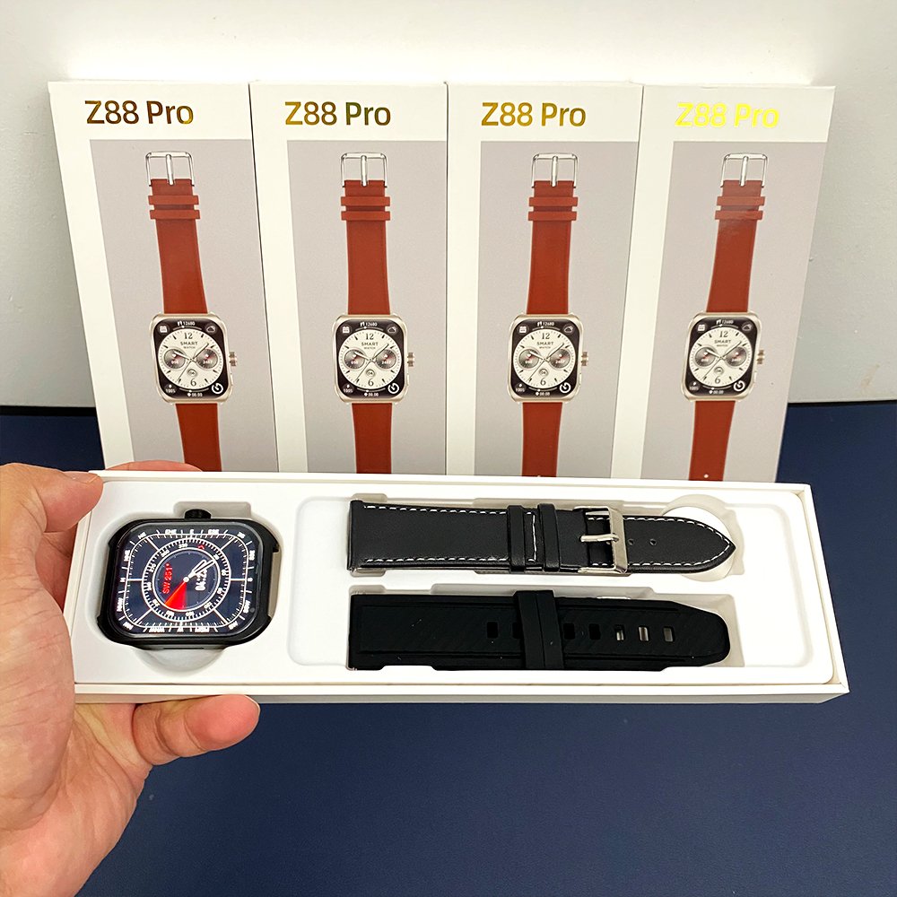 Smartwatch Z88Pro with Curved Screen Dual Strap Gesture Control Outdoor Fitness Heart Rate Waterproof RDFit Smart Watch Z88 Pro