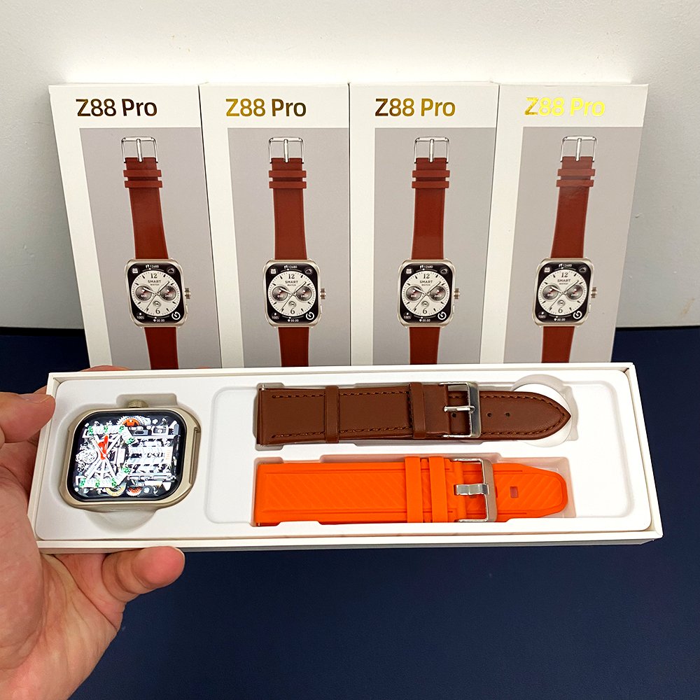 Smartwatch Z88Pro with Curved Screen Dual Strap Gesture Control Outdoor Fitness Heart Rate Waterproof RDFit Smart Watch Z88 Pro