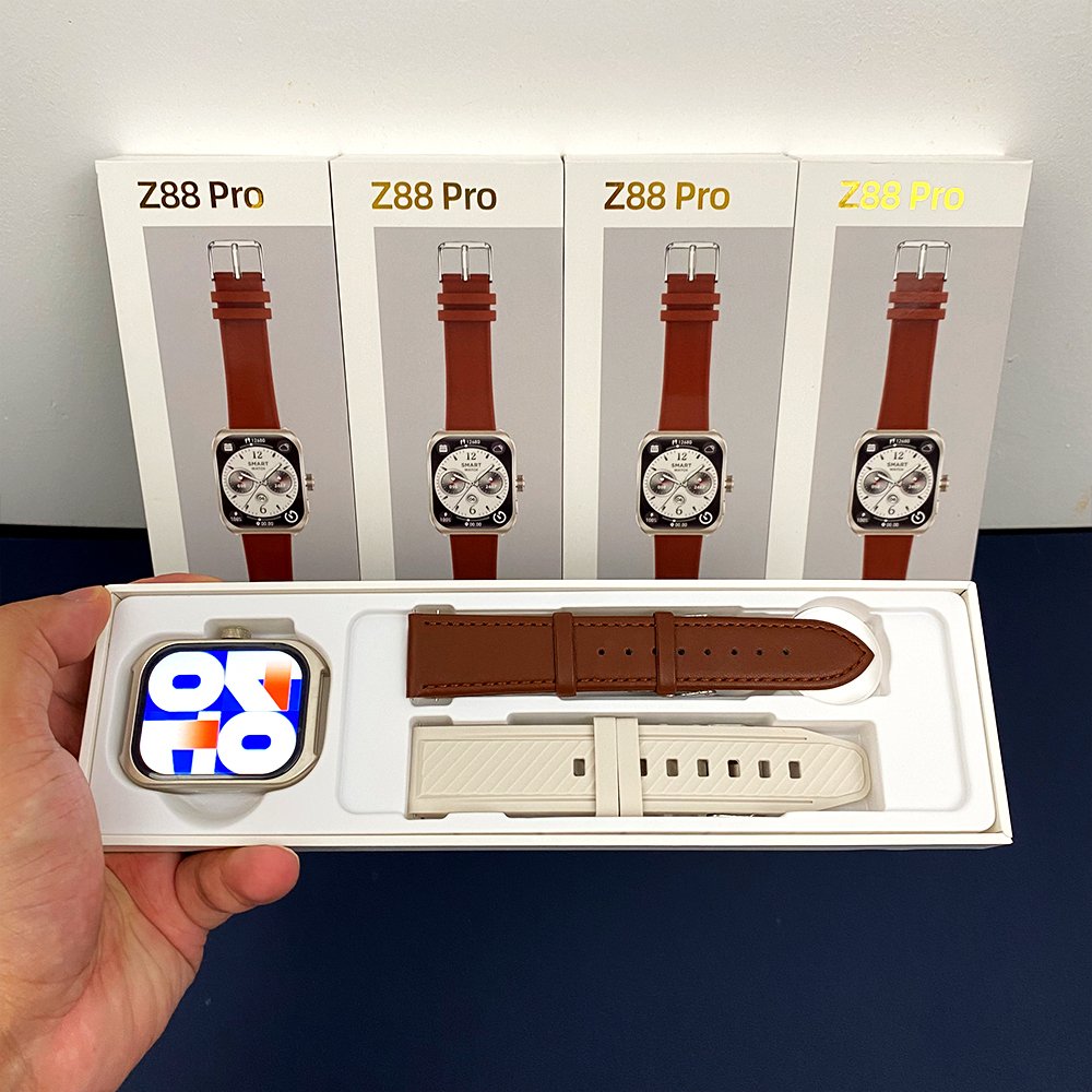 Smartwatch Z88Pro with Curved Screen Dual Strap Gesture Control Outdoor Fitness Heart Rate Waterproof RDFit Smart Watch Z88 Pro