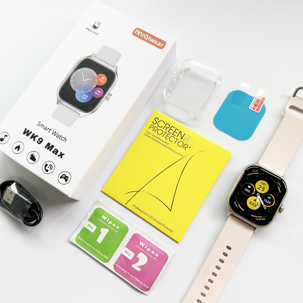 Fashion WK9 MAX Smart Watch 9 Fitness Tracker FITPro Reloj Inteligentes Wireless Charging Series 8 T800 ultra Smartwatch