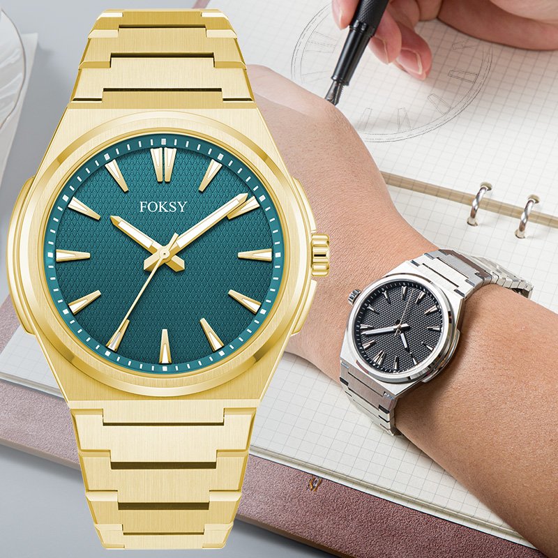 OEM ODM Designer Fashion Watch Men High Quality Stainless Steel Private Label Custom Logo Luxury Wristwatch Quartz Watch For Men