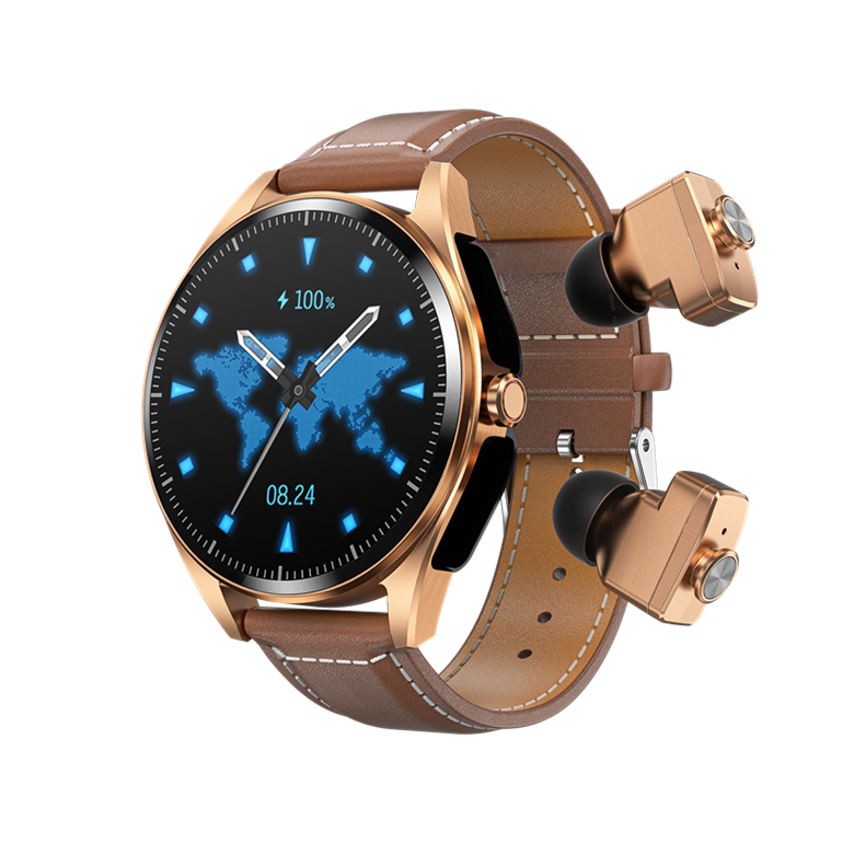 Wonlex MF01 AMOLED Screen BT Phone Call Waterproof Headphone Smart Watch Heart Rate Health Care Senior Smart Watch