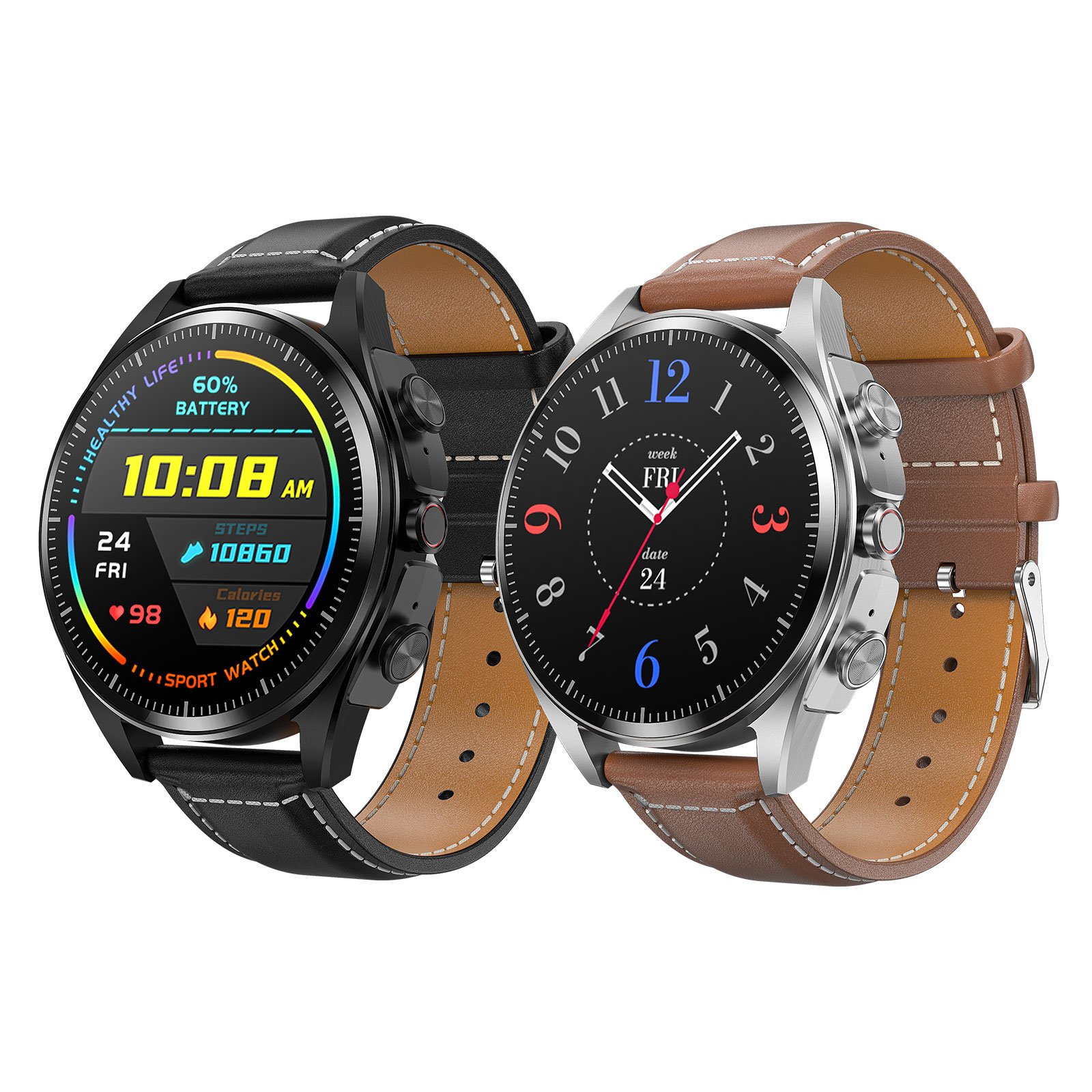 Wonlex MF01 AMOLED Screen BT Phone Call Waterproof Headphone Smart Watch Heart Rate Health Care Senior Smart Watch