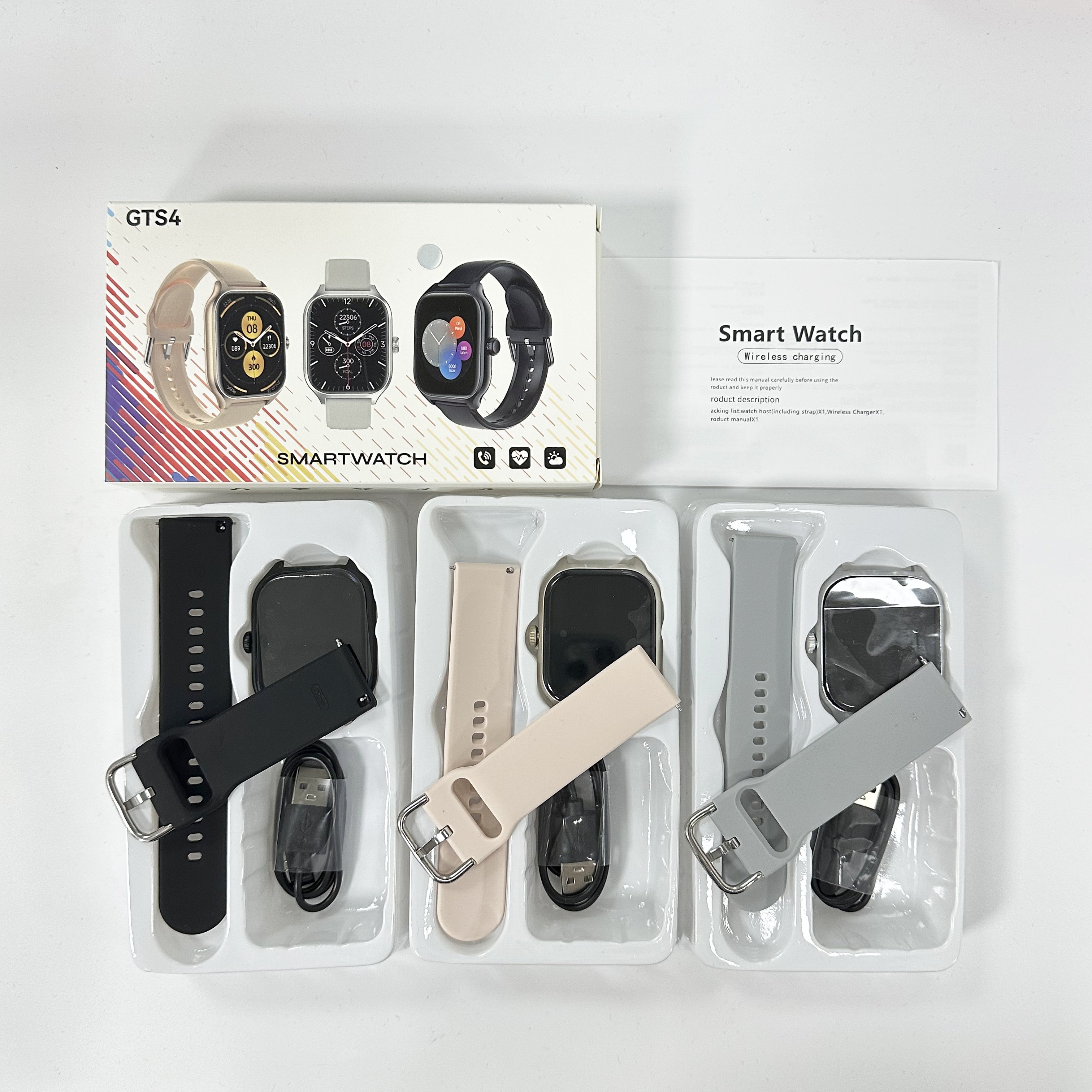 Hot Selling Factory Price smartwatch High Quality Waterproof fitness Custom watch face GTS4 reloj Smart Watch