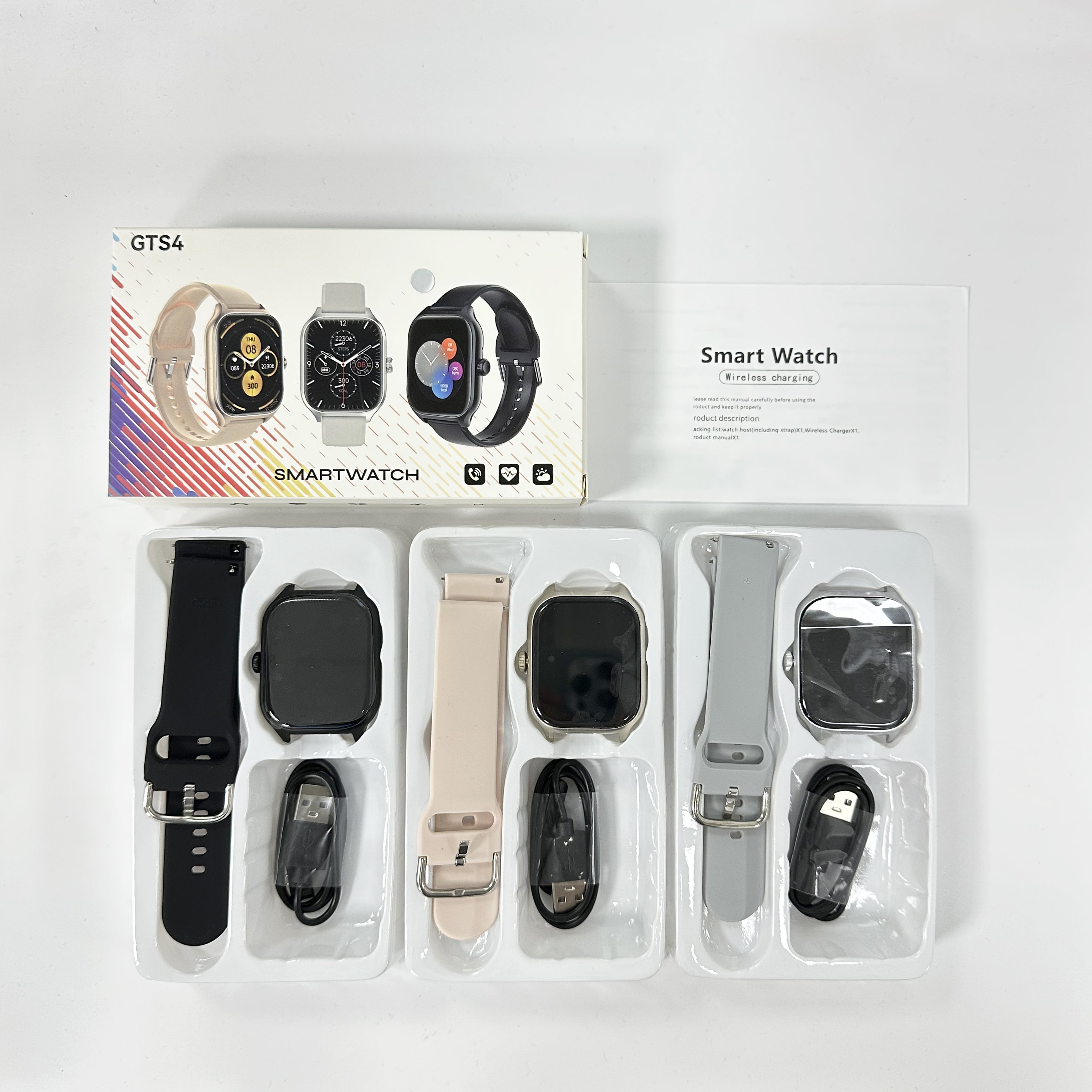 Hot Selling Factory Price smartwatch High Quality Waterproof fitness Custom watch face GTS4 reloj Smart Watch