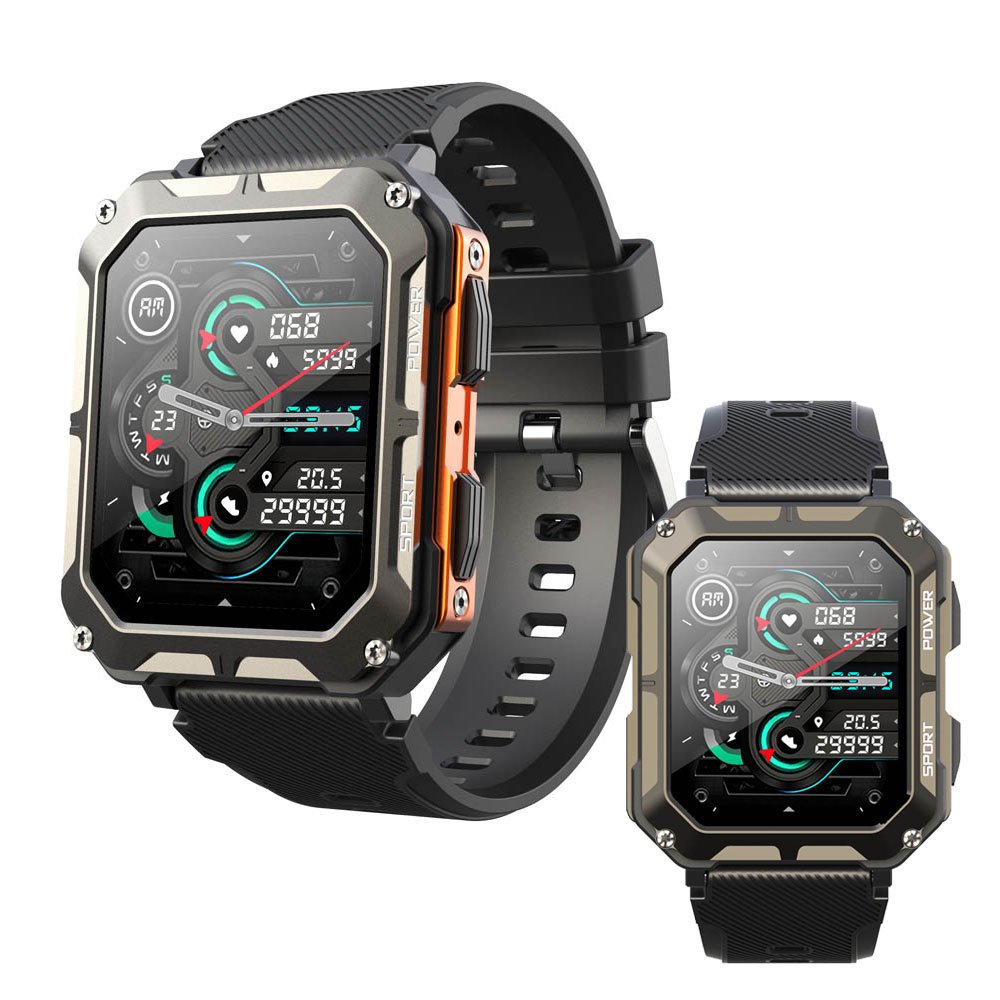 2023 Spovan Waterproof Shockproof Fashion Android Smart Watches With BT Calling