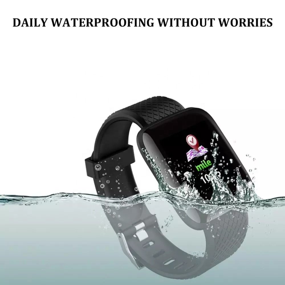 IP67 Waterproof 116 plus Smart phone watch 116plus Fitness Tracker Heart Rate Monitor Watches Smart Band bracelet D13