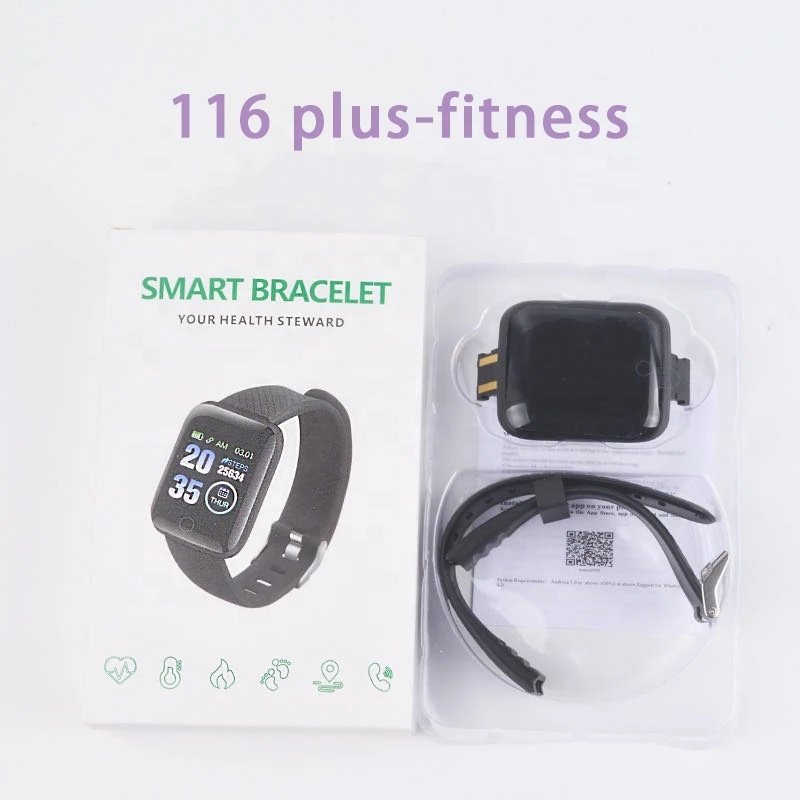 IP67 Waterproof 116 plus Smart phone watch 116plus Fitness Tracker Heart Rate Monitor Watches Smart Band bracelet D13