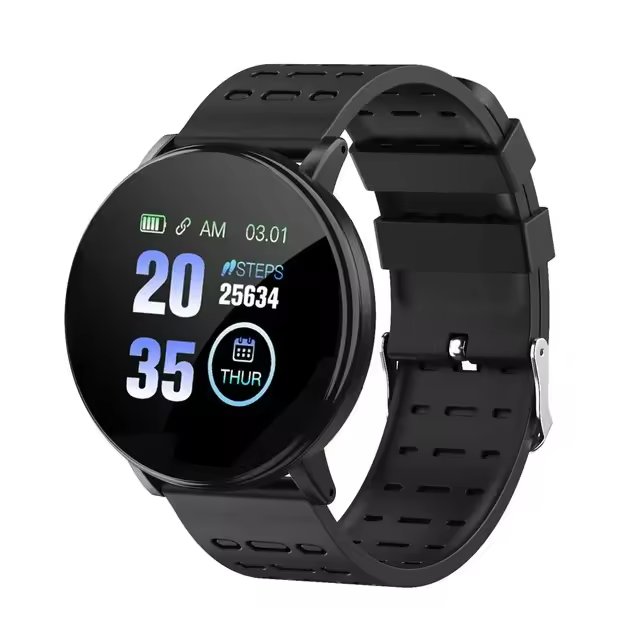 119 Plus Smart Watch Men Women 119Plus Blood Pressure Heart Rate Monitor Sport Smartwatch Music Fitness Tracker