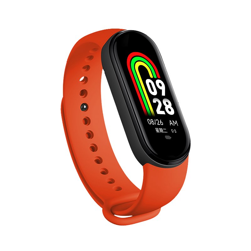 M8 Band 2024 New Bracelet Smart Watch reloj inteligente Wristbands Fashion Sports Smart Live Wallpaper Heart Rate Pedometer
