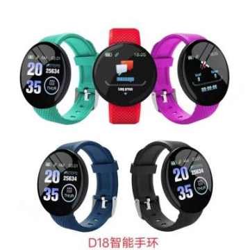 D18 Waterproof Smart Watch Heart Rate Monitor Monitoring Fitness Tracker Remote Camera Smart Bracelet