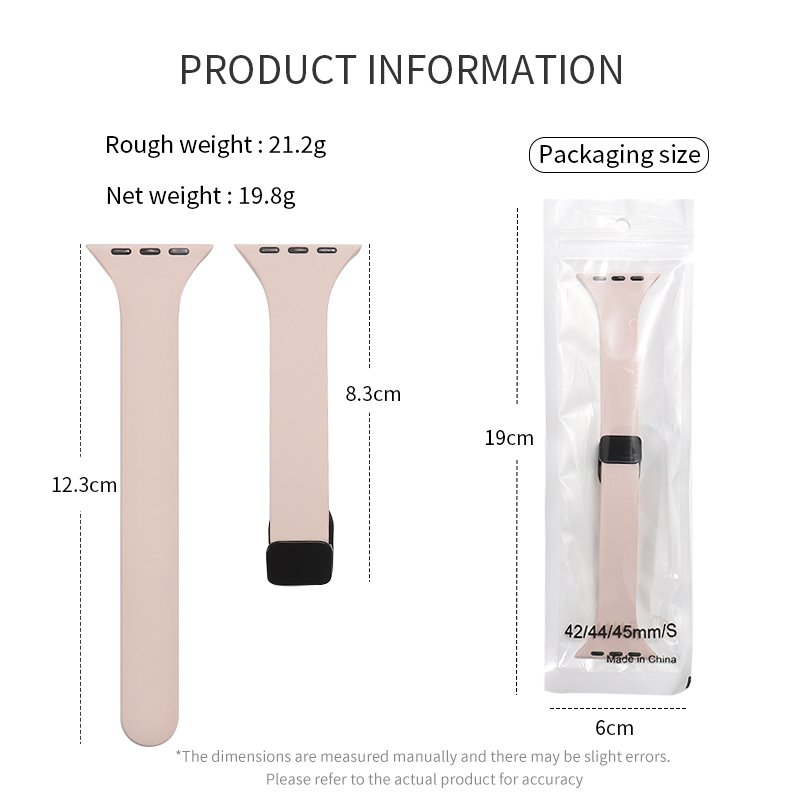 New Styles Sports Silicone Replacement Magnetic Folding Buckle Smart Watch Bands Watch Ultra 49mm 38mm 42mm Strap
