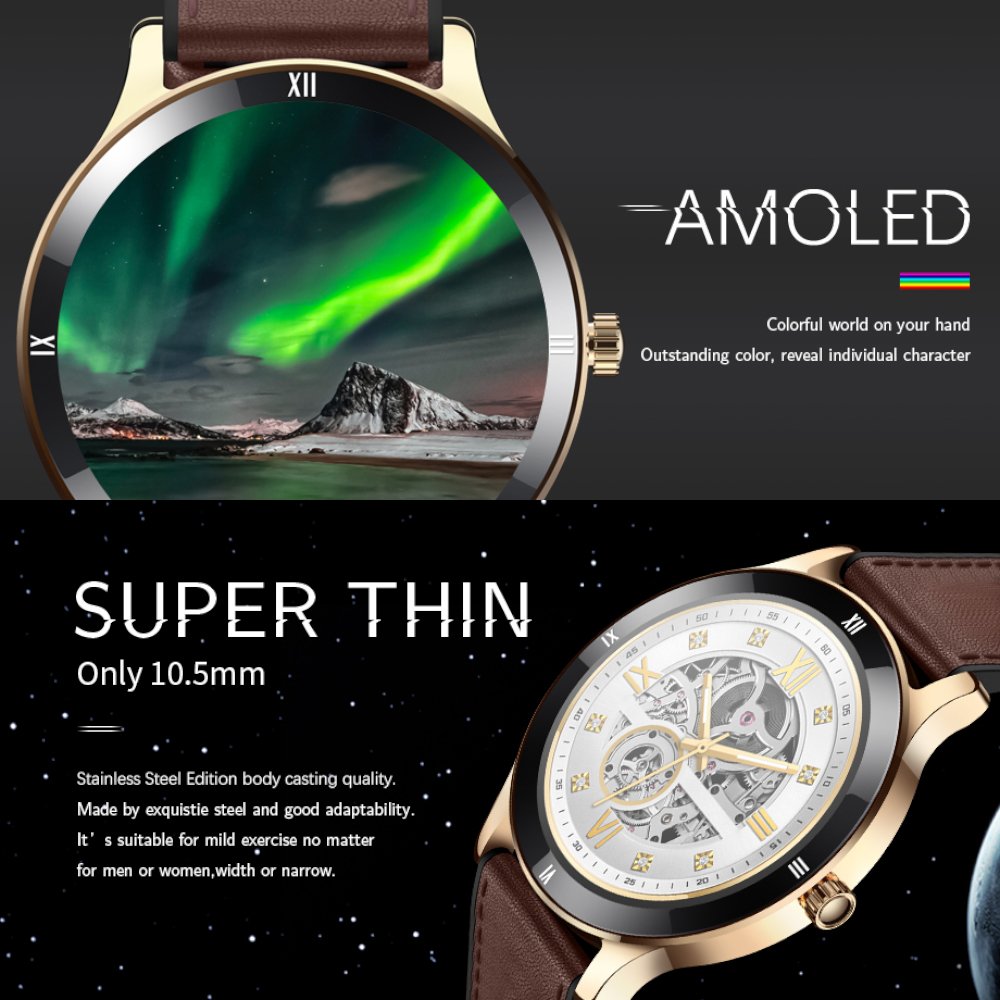 2024 Intelligent Para Hombre Mujer Heart Rate Fitness Android IOS IP67 Waterproof Amoled Montre Connecte Smart Watch For Women