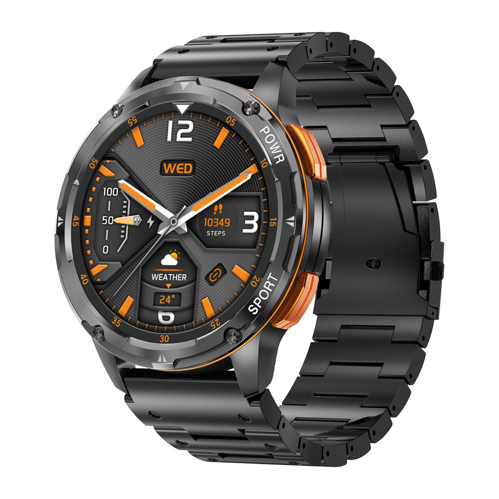 AK59 Smart watch 1.43inches AMLOED BT call 400mAh Health Heart Rate BP Monitoring outdoor sports Smart watch 2024 for men