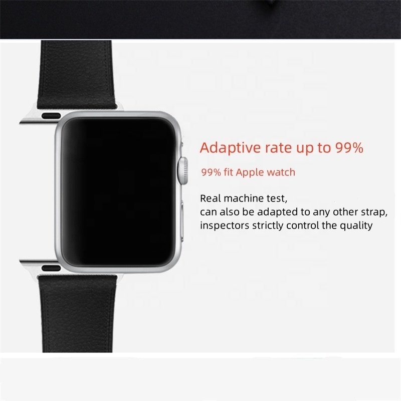 Factory wholesale 49mm 24mm 42mm Stainless Steel Strap Metal Smart Watch Connector For Apple Watch Band Connector Adapter