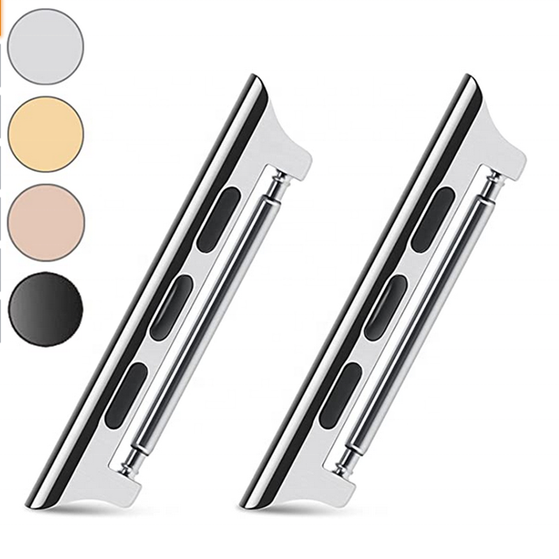 Factory wholesale 49mm 24mm 42mm Stainless Steel Strap Metal Smart Watch Connector For Apple Watch Band Connector Adapter