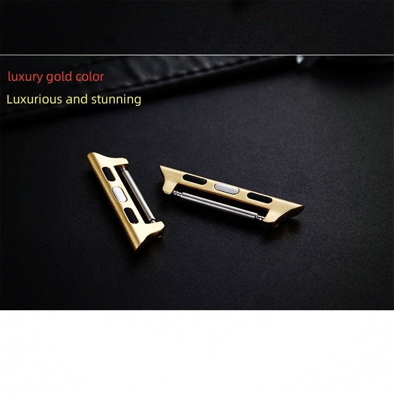 Factory wholesale 49mm 24mm 42mm Stainless Steel Strap Metal Smart Watch Connector For Apple Watch Band Connector Adapter