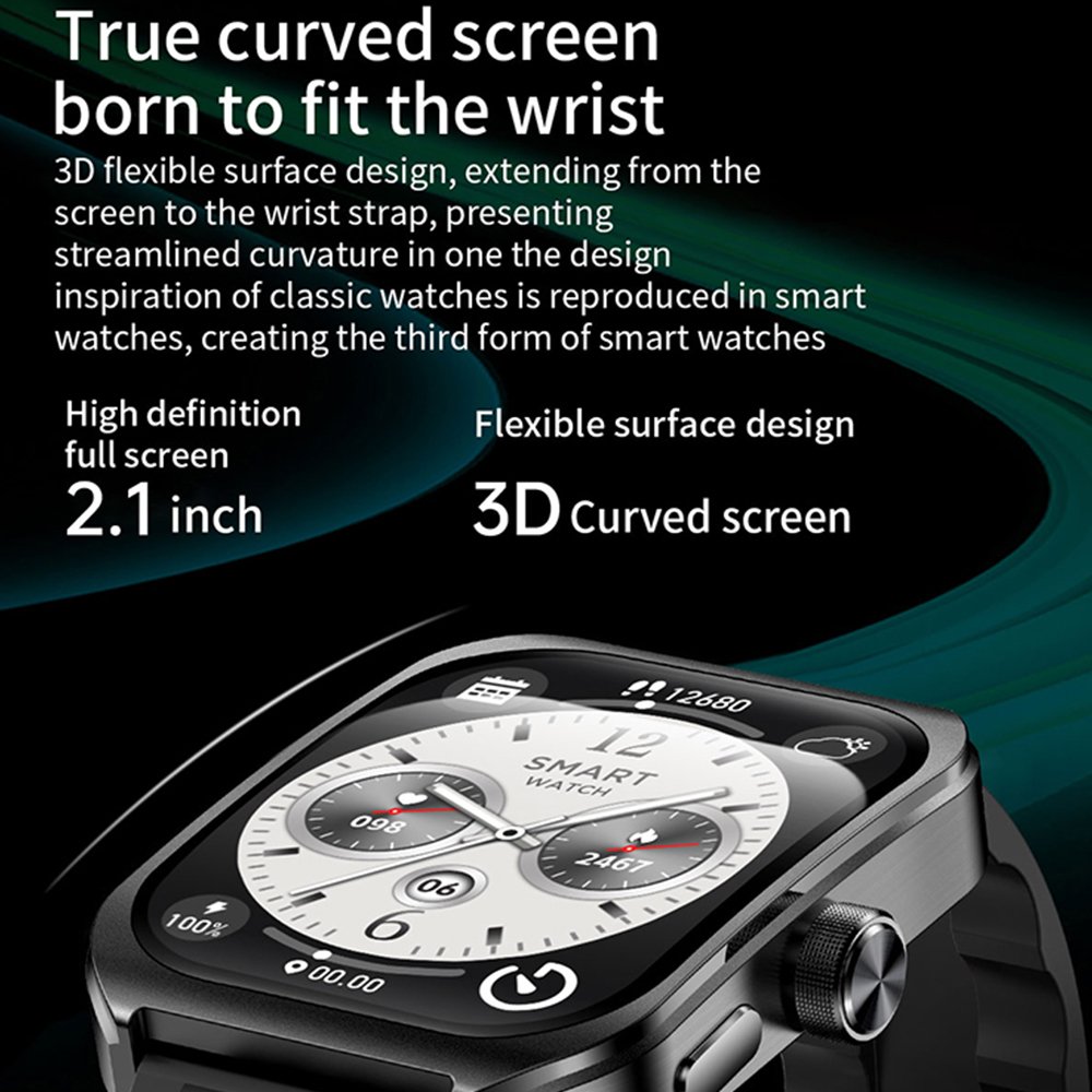 2024 Z88 Pro Sports Smart Watch Men 2.1HD Inch Universal Curved Large Screen RDFit NFC Wireless Charging 128MB Z88Pro Smartwatch