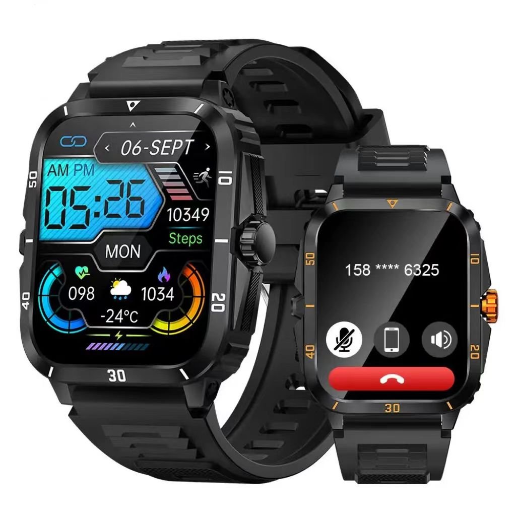 2024 Hot sale outdoor smart watch KT71 Bt call waterproof smartwatch for men women