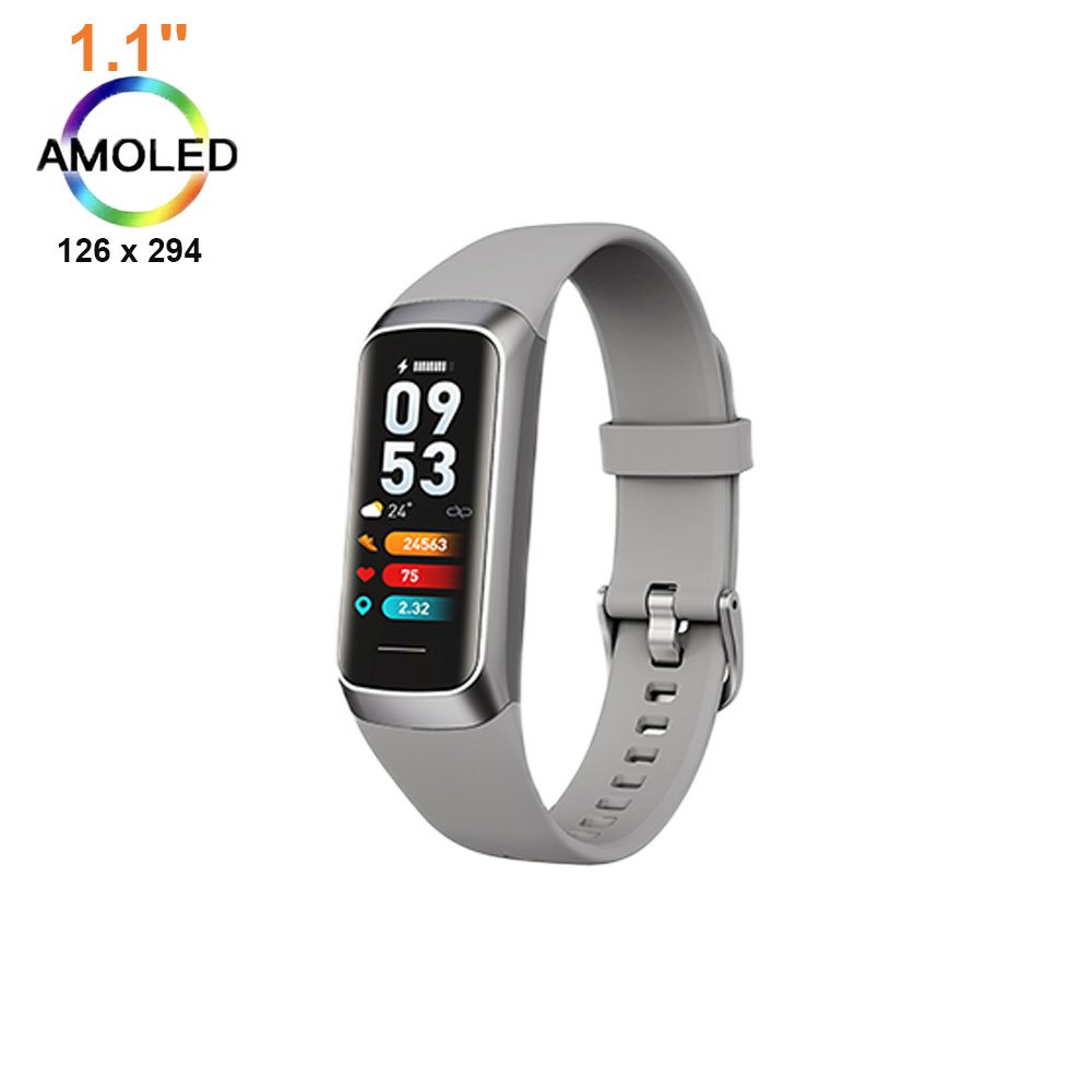 High quality Smart watch bands 1.1'' AMOLED HD screen Smart bracelets with Heart Rate swimming Water resist Fitness Tracker C60