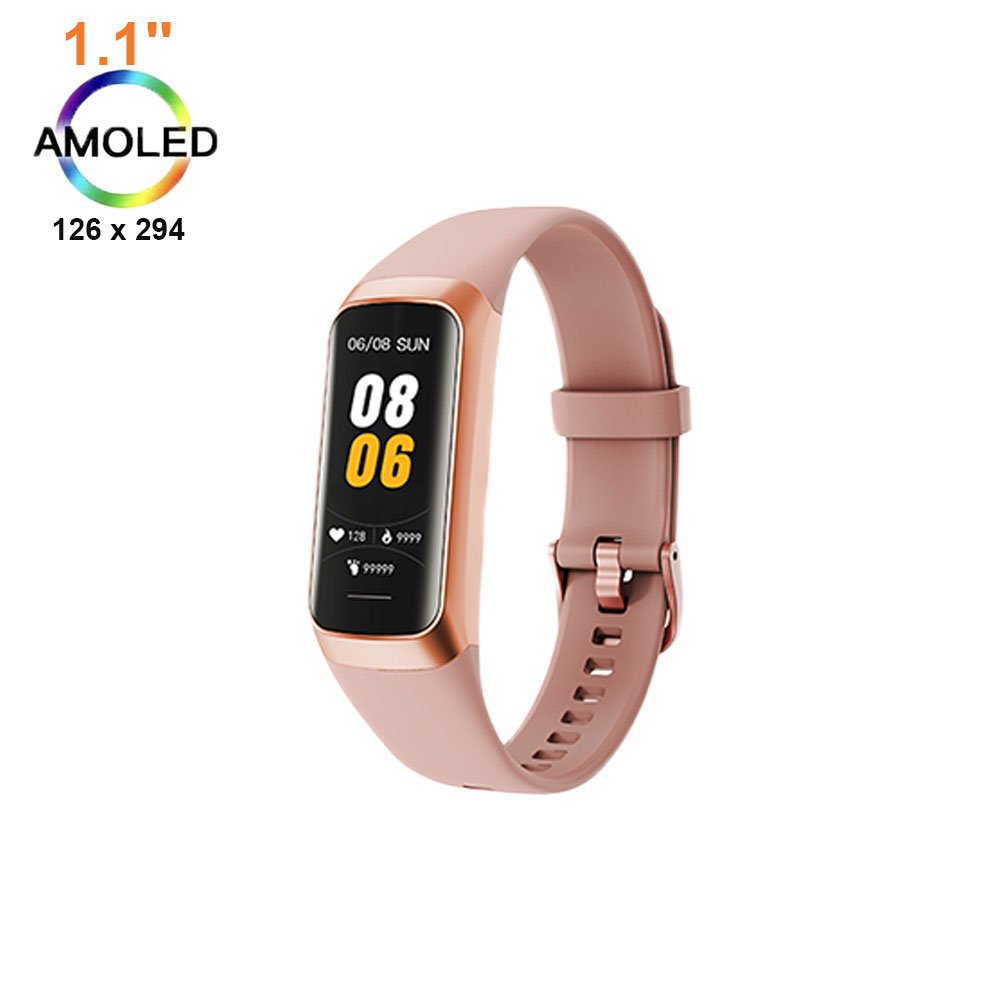High quality Smart watch bands 1.1'' AMOLED HD screen Smart bracelets with Heart Rate swimming Water resist Fitness Tracker C60