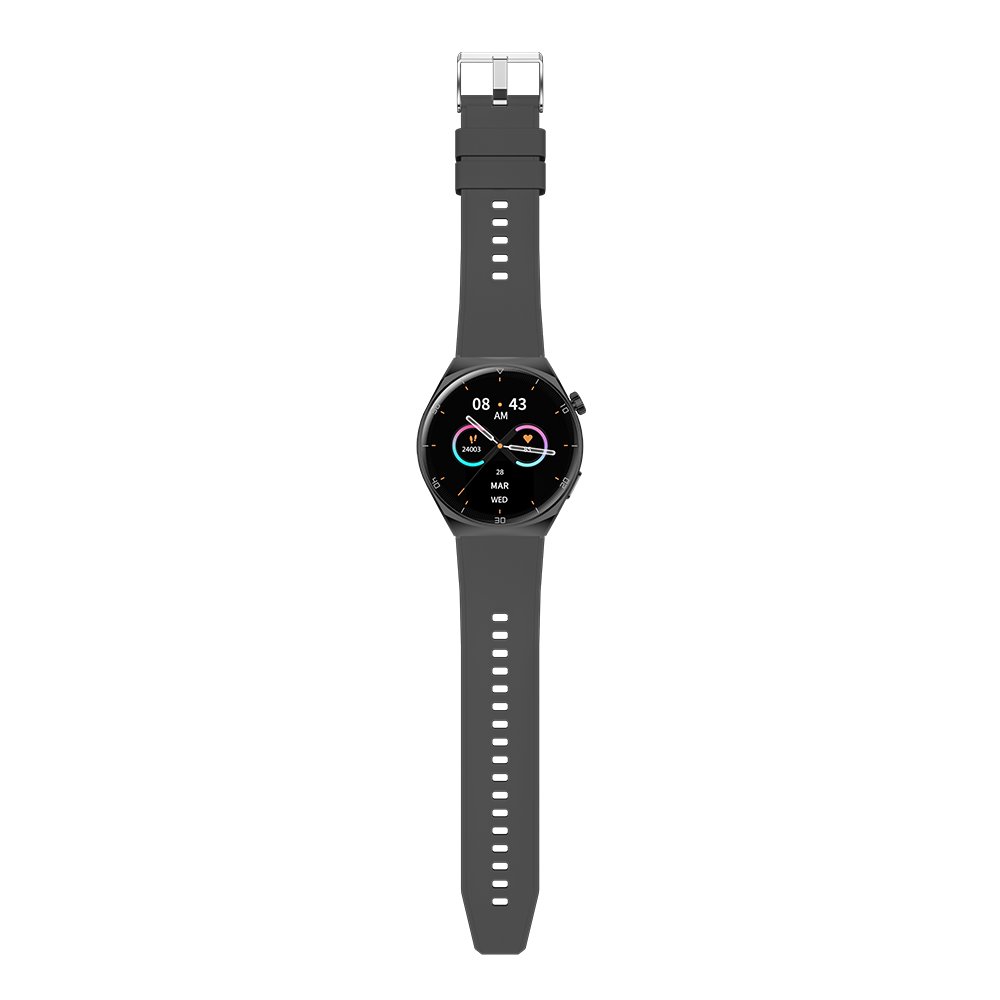 AMOLED Smart Watch Always-On Display Heart Rate Blood Pressure Message Notification 1.43inch Round Screen Watch