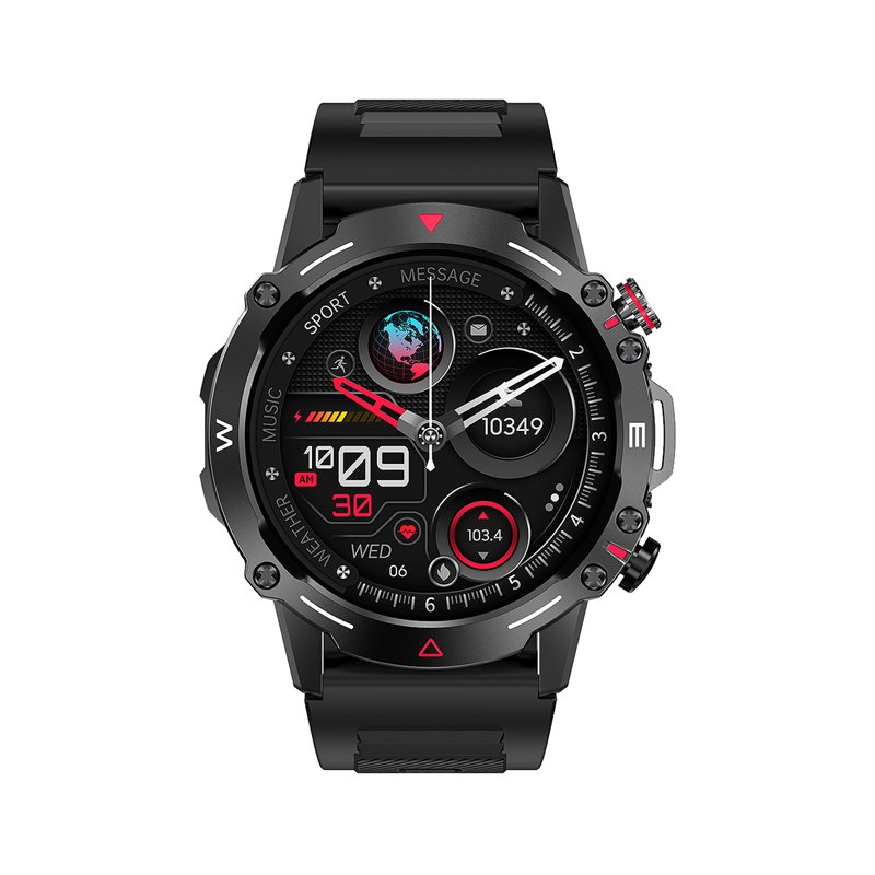 New Sports AMOELD Smart Watch HK87, 410mAh Battery 1.43in 466*466 Screen BT Call Custom Watch Faces Outdoor Men Women Smartwatch