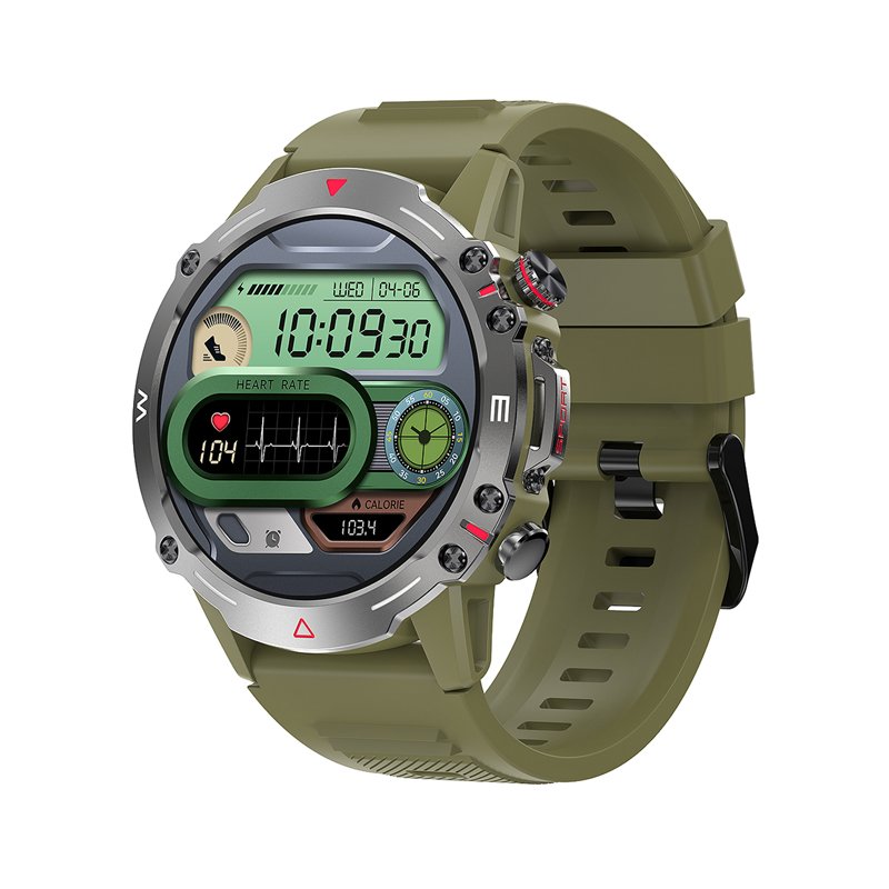 New Sports AMOELD Smart Watch HK87, 410mAh Battery 1.43in 466*466 Screen BT Call Custom Watch Faces Outdoor Men Women Smartwatch