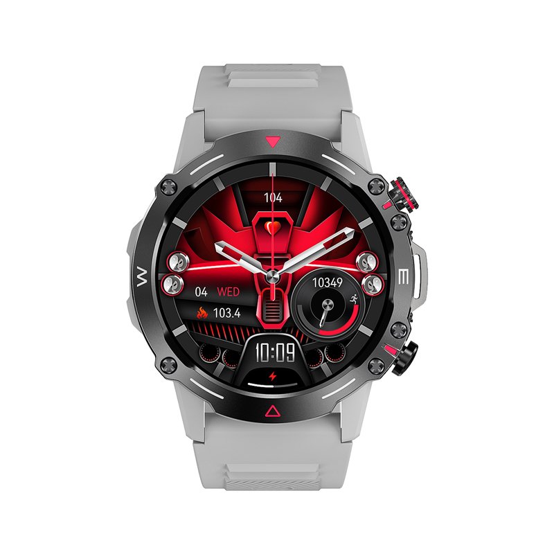 New Sports AMOELD Smart Watch HK87, 410mAh Battery 1.43in 466*466 Screen BT Call Custom Watch Faces Outdoor Men Women Smartwatch