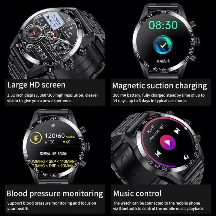 TOP Hot Sale LIGE Smart Watch AMO LED HD Full Screen Watch Bt Calling Smartwatch Fashion Business Sports Men Smart Watch BW0382