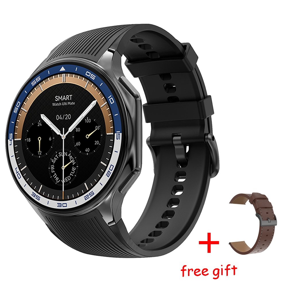2024 DT Watch X Smartwatch 1.43Inch Amoled 4GB Large Memory Heart Rate BT Call Waterproof Fitness Sports Smart Watch for Men