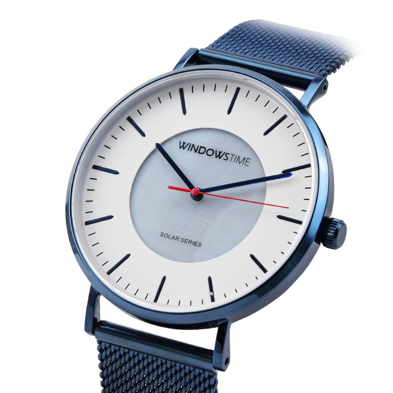 OEM ODM Custom High Quality Simple Orologio Uomo Uhren Solar Paneles Battery Solar Power Energy Solar Watch For Men Women Couple