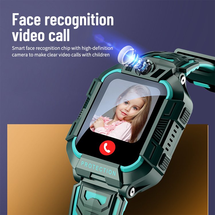 Yuniq Kids 4G New Kids Baby Bracelet Phone Watch Touch Screen Sos 2G Call Lbs Health Location Tracker Q12 Smart Watch Q19 Z6