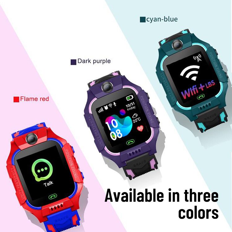 Yuniq Kids 4G New Kids Baby Bracelet Phone Watch Touch Screen Sos 2G Call Lbs Health Location Tracker Q12 Smart Watch Q19 Z6