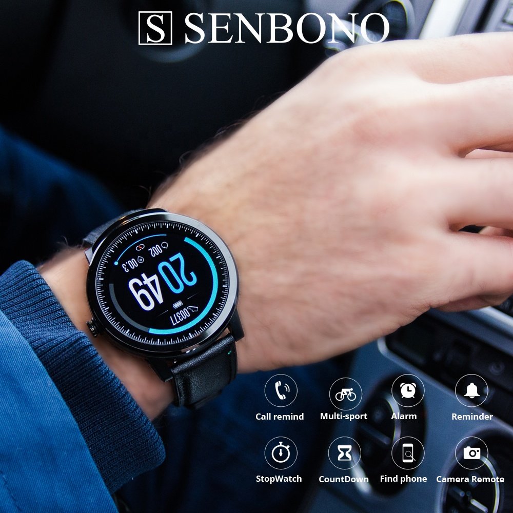SENBONO S10 pro 2020 Men Women Smart Watch Heart Rate Monitor smartwatch Facebook INS Reminder Smart Clock for IOS Android phone