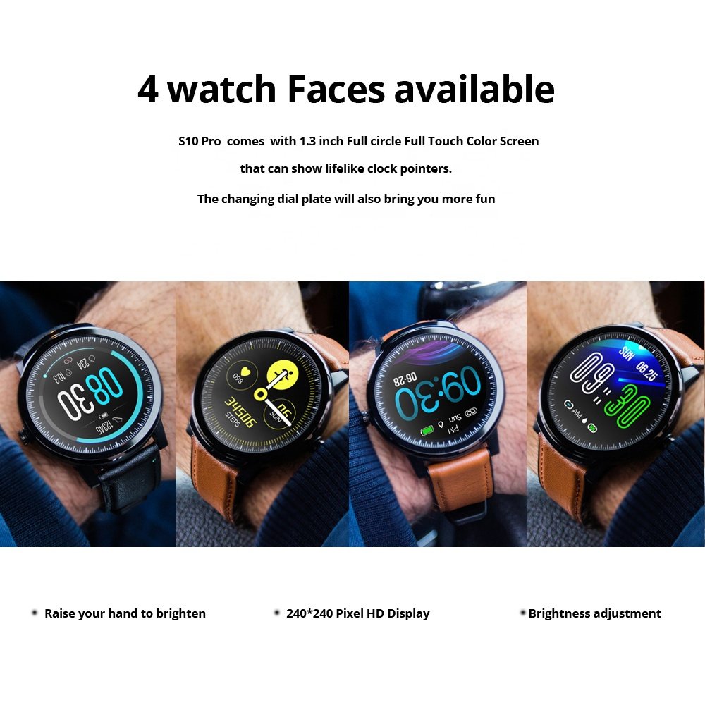 SENBONO S10 pro 2020 Men Women Smart Watch Heart Rate Monitor smartwatch Facebook INS Reminder Smart Clock for IOS Android phone