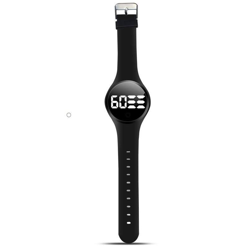 Big round touch screen watch pedometer smart watch vibration alarm watch