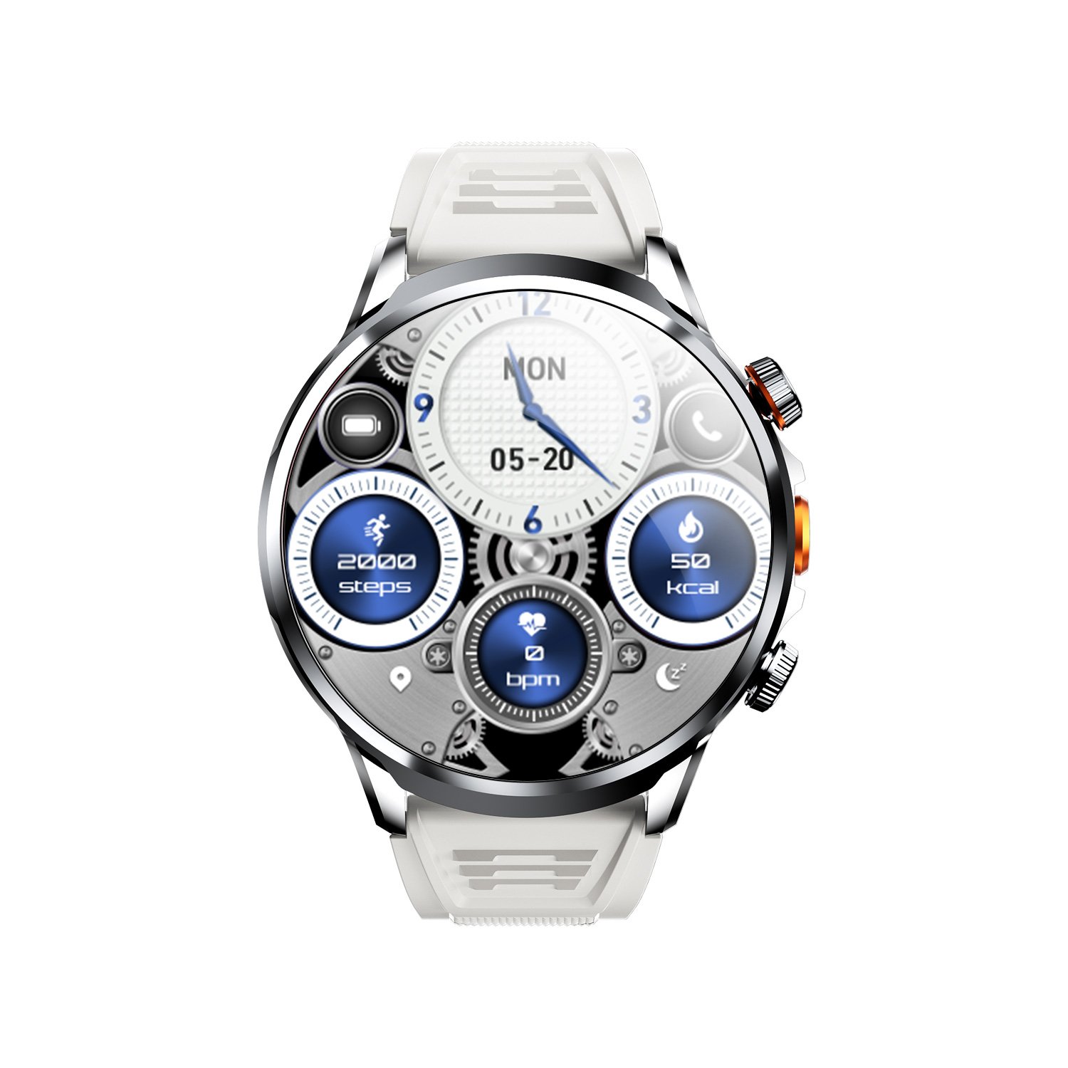 4g Sim Call Android Smartwatch H18 For Men With Heart Rate Gps Wifi Camera intelligente Men Smart Watch 2024